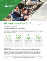 Life Insurance with Living Benefits Flyer Thumbnail