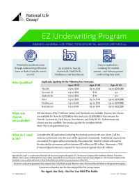 EZ Underwriting Program thumbnail