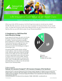 TotalSecure Life Insurance as an Asset Class Flyer thumbnail